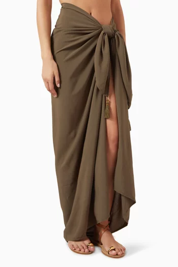 Ada Pareo in Stretch-nylon