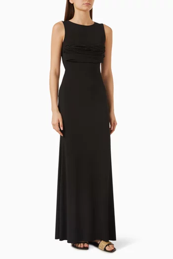 Flavia Ruched-bust Dress