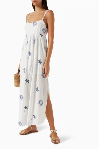 Dowsal Printed Dress in Cotton