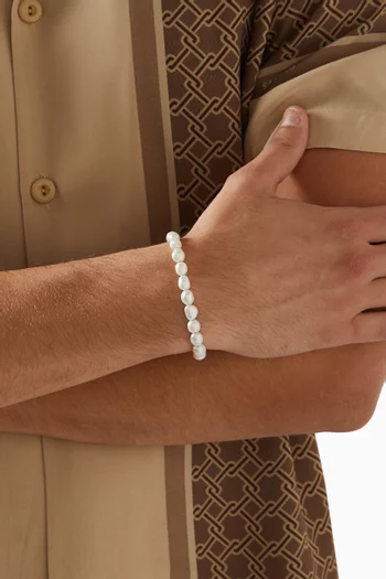 Pearl Bracelet in Sterling Silver
