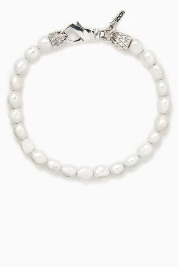 Pearl Bracelet in Sterling Silver