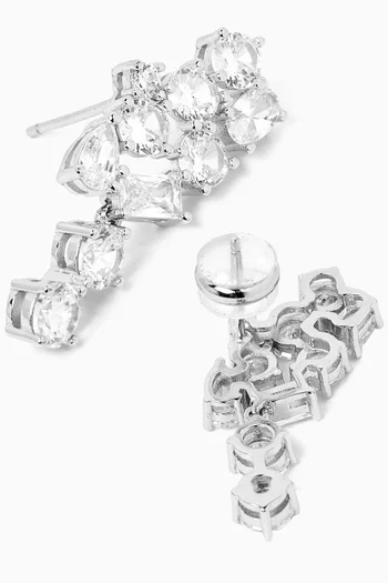 Jacklyn Earrings in Sterling Silver