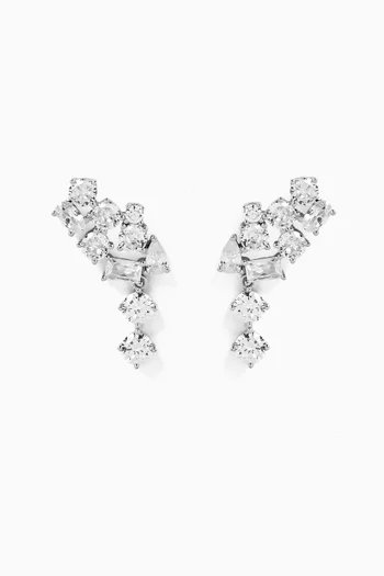 Jacklyn Earrings in Sterling Silver