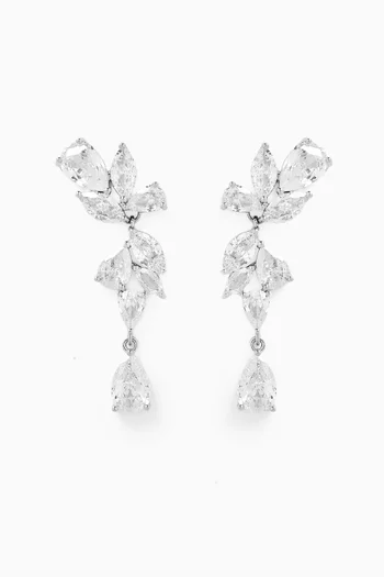 Isabella Drop Earrings in Sterling Silver