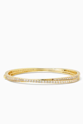 Staci Cuff Bracelet in 14kt Gold Vermeil