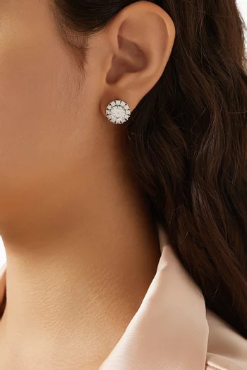 أقراط جريس فضة إسترلينية