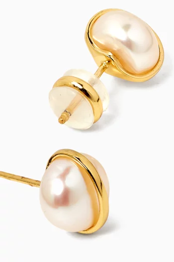 Essential Stud Earrings in 18kt Vermeil