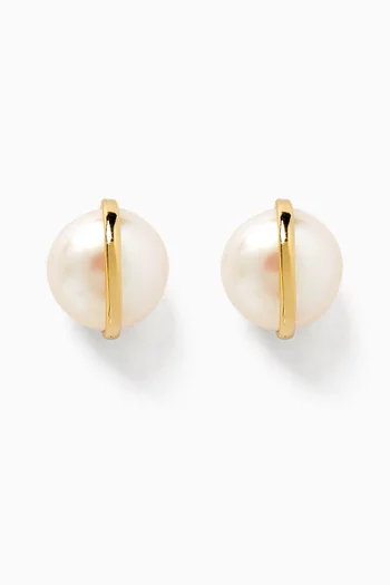 Essential Stud Earrings in 18kt Vermeil