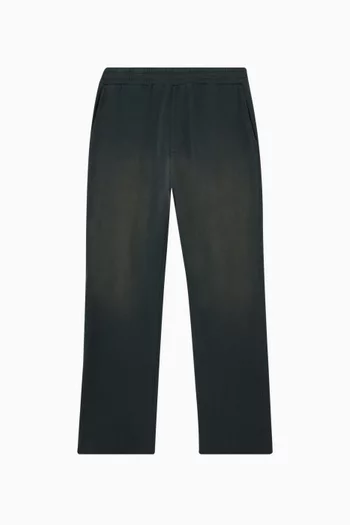 Wide-leg Sweatpants in Cotton-fleece