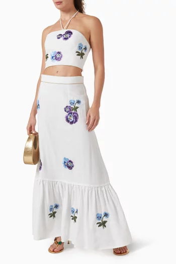 Mitra Embroidered Skirt