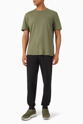 Track Pants in Stretch Cotton