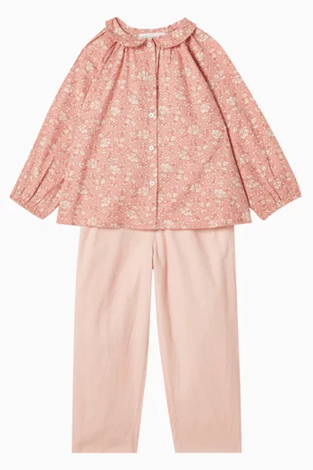 Domino Blouse in Organic Cotton