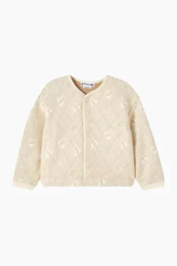 Eris Quilted Sweatshirt in Organic Cotton-blend