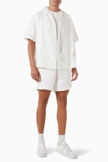 Repair Shorts in Linen