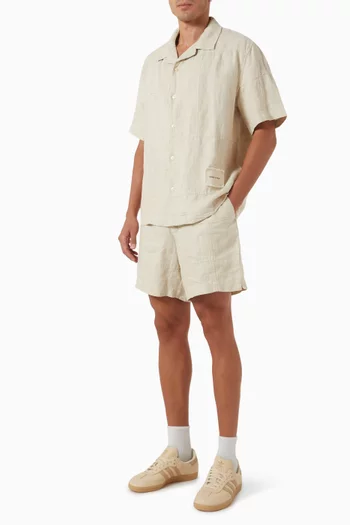 Repair Shorts in Linen