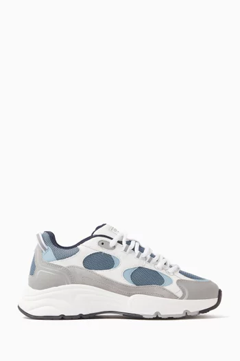 Pulse Sneakers in Leather & Nylon