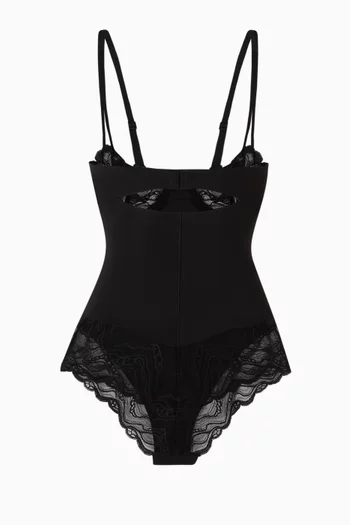 Sensual Lace Bodysuit in Jersey
