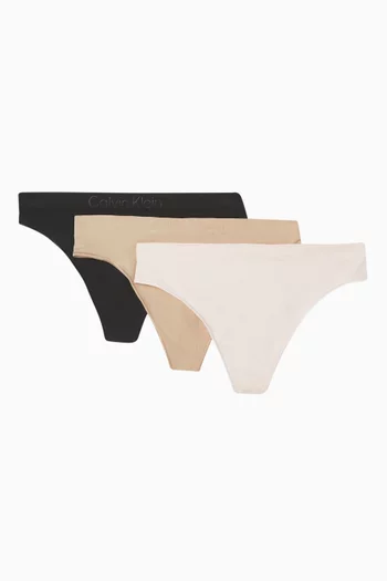 Bonded Flex Seamless Thong, Set of 3