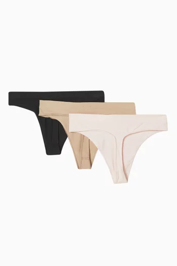Bonded Flex Seamless Thong, Set of 3