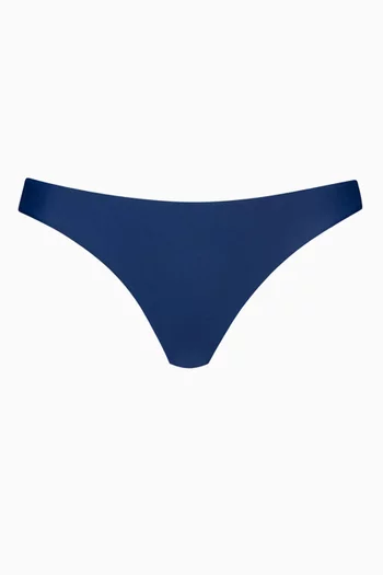 Basic Ruched Full Bikini Briefs