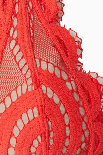 Lace Halter Bikini Top