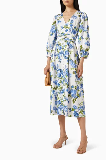 Yassienna Floral-print Dress in Cotton