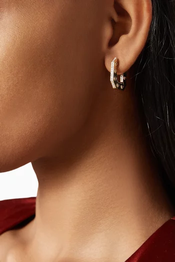 Nano Eyet Diamond Single Earring in 14kt Gold