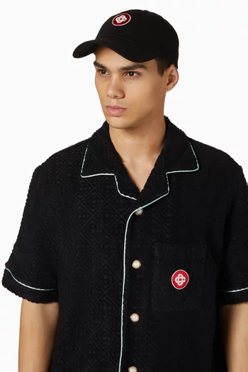 Logo-patch Baseball Cap in Canvas