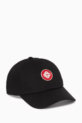 Logo-patch Baseball Cap in Canvas