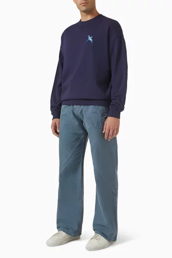 Micro Bee Bird Sweatshirt in Organic Cotton