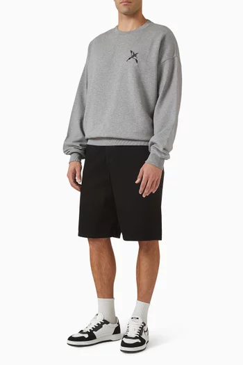 Micro Bee Bird Sweatshirt in Organic Cotton