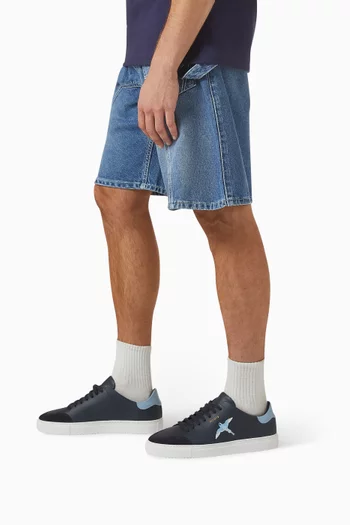 Clean 90 Bee Bird Sneakers in Leather & Suede