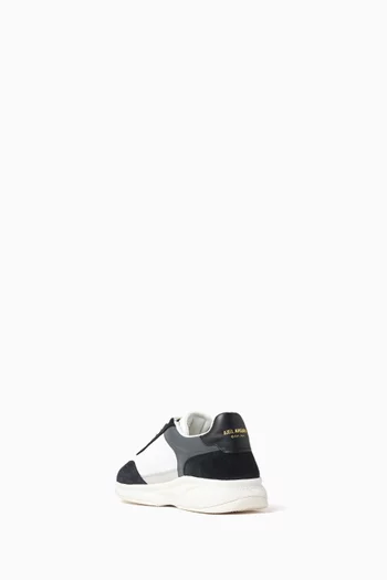 Genesis Neo Bee Bird Runner Sneakers in Leather & Canvas