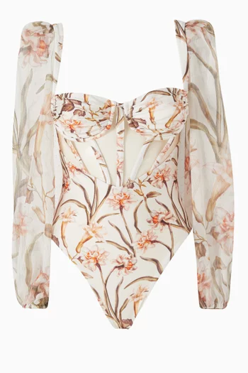 Botanic Retro One-piece Swimsuit