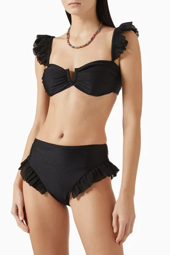 Botanic Retro Flutter Bikini Briefs