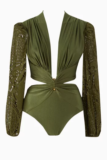 Plunge One-piece Swimsuit