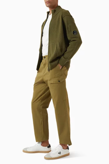 كارديغان بسحّاب صوف ماعز