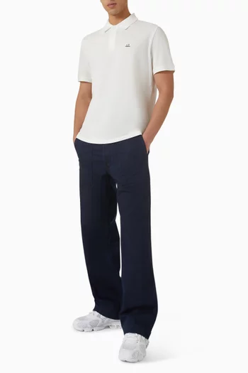 Polo Shirt in Stretch Pique