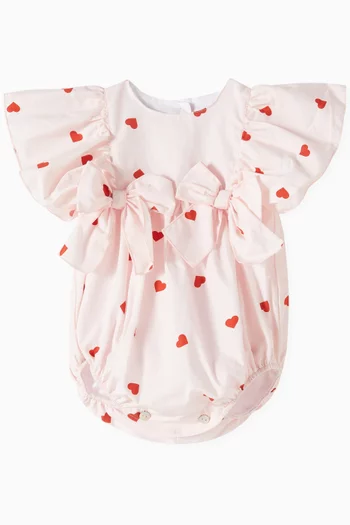 Ruffle Hearts Romper