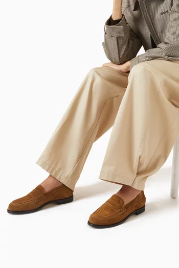Oscar Penny Loafers in Suede