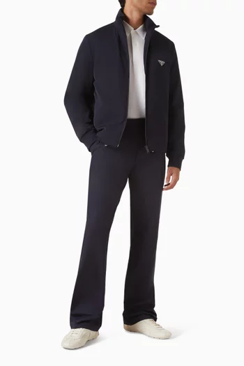 Zipper Sweatshirt in Technical Fabric