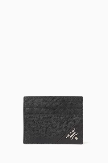 Card Holder in Saffiano Leather