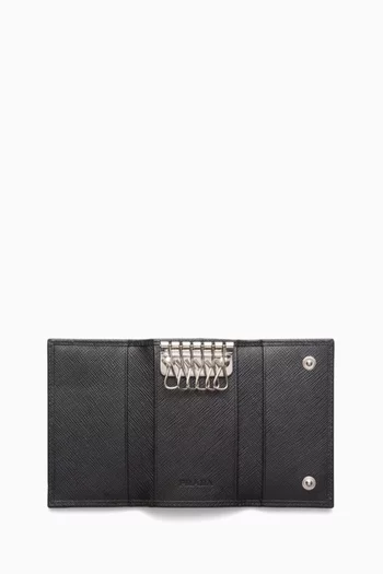 Key Case in Saffiano Leather