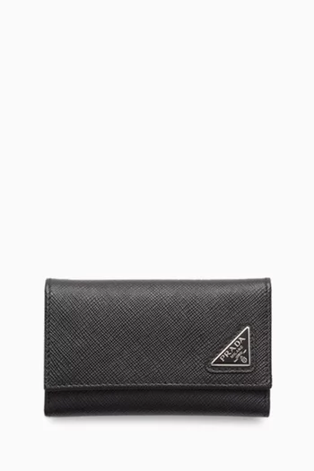 Key Case in Saffiano Leather