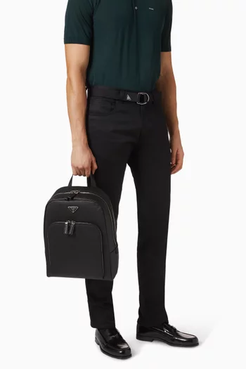 Backpack in Saffiano Leather