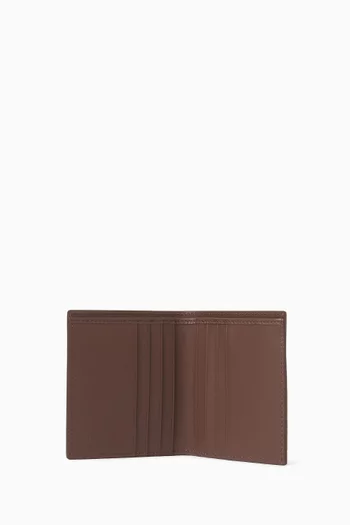 Bi-fold Wallet in Grained Leather
