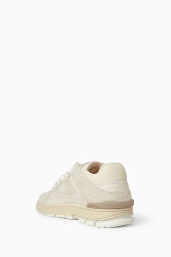 Area Lo Fluffy Sneakers in Suede & Leather