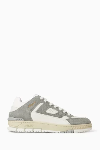 Area Lo Fluffy Sneakers in Suede & Leather