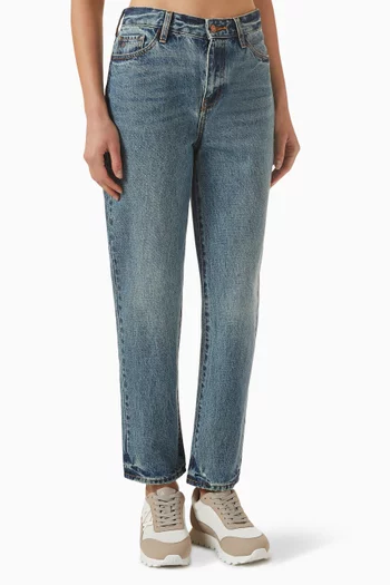 بنطال جينز بقصة بويفريند دينم