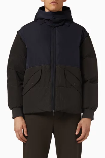 Detachable-sleeves Down Jacket